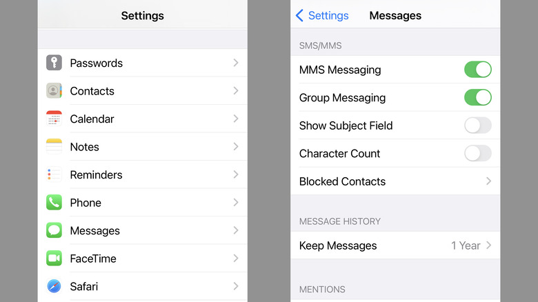 Enable Group Messaging on iPhone