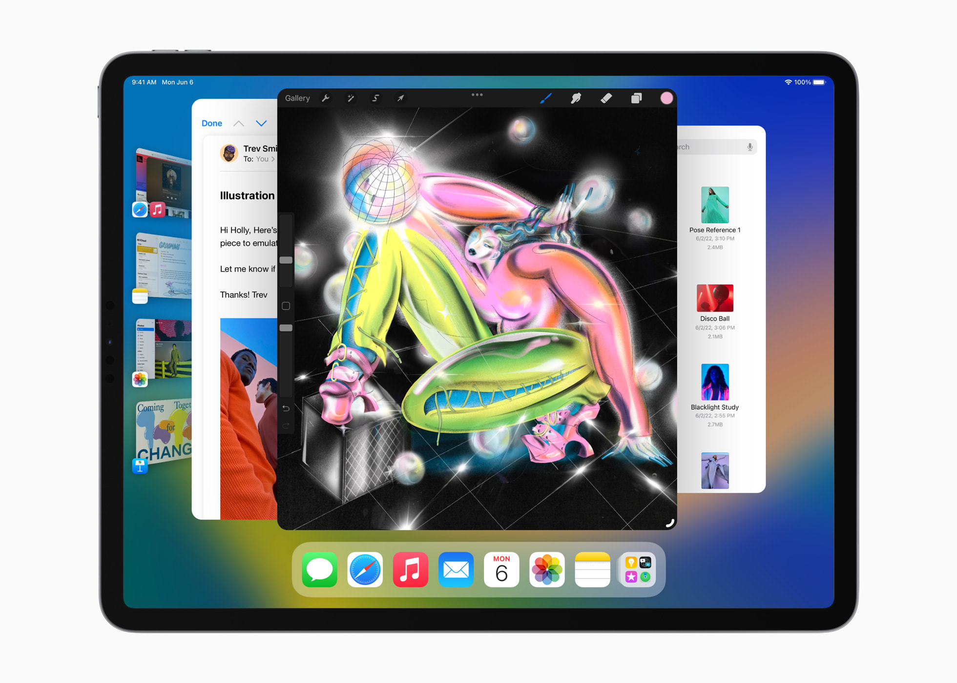 Apple showed off iPadOS 16 for the first time at WWDC 2022.