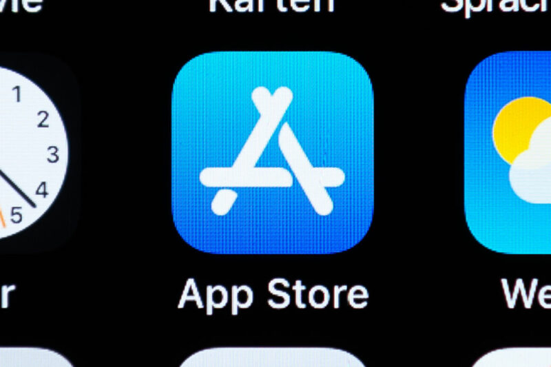 Screenshot of App Store icon.