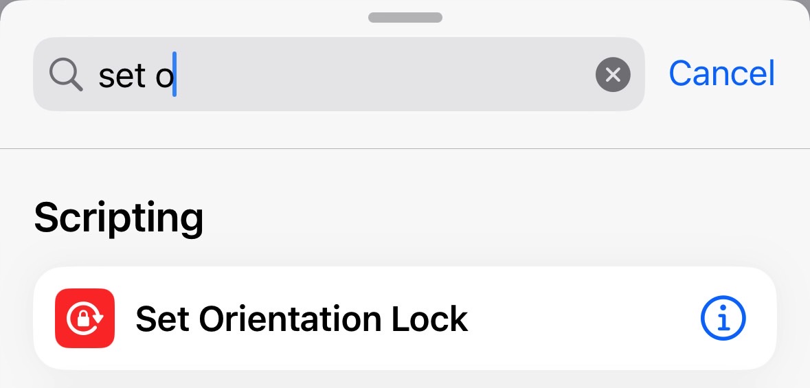 Look for the Set Orientation Lock menu.