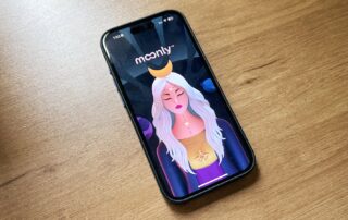 Moonly for iPhone offers tarot cards, guided meditations, rune knowledge, and more