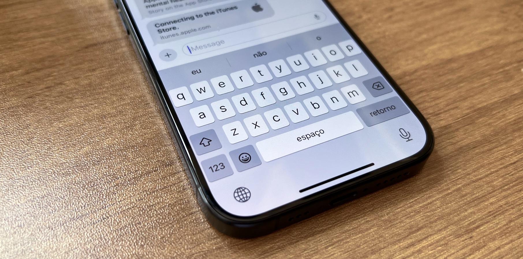 iPhone keyboard trick