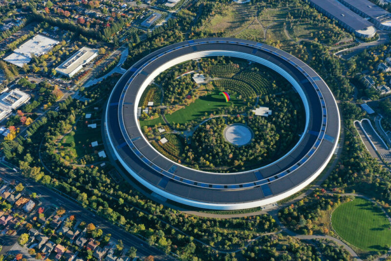 The Apple Park campus in Cupertino, California.