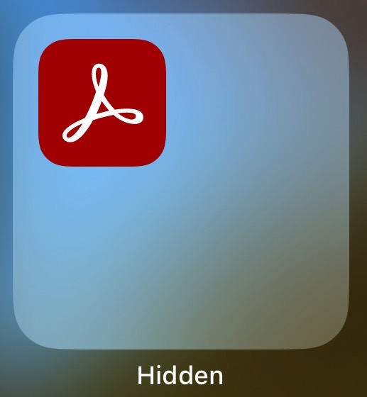 The Hidden folder in the App Gallery can be unlocked with Face ID.