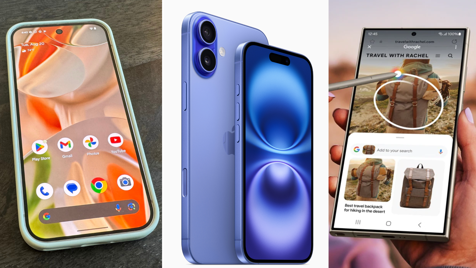 How the iPhone 16 Compares to the Pixel 9 and Galaxy S24