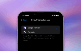 You Can Make Google Translate Your iPhone’s Default Translation App