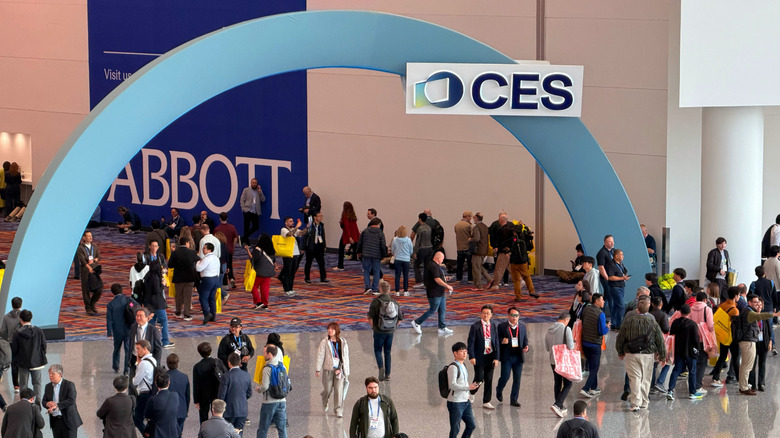 CES 2026 show floor at the Las Vegas Convention Center