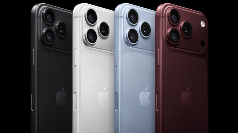 The iPhone 18 Pro lineup, featuring all four colors.